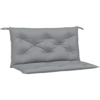 vidaXL Sitzauflage Gartenbank-Auflagen 2 Stk. Grau 100x50x7 cm Oxford-Gewebe, (2 St)