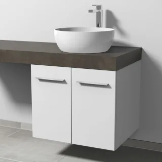 Sanipa Waschtischunterbau mit Türen 2morrow (G2361) 510x600x520 Weiß-Matt, G236101 G236101