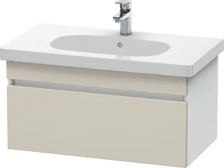 Duravit DuraStyle Waschtischunterbau wandhängend Taupe & Weiß Matt 800x453x398 mm - DS638409118 DS638409118