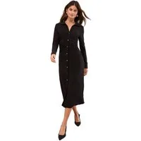 LIPSY Midikleid Lipsy Geknöpftes Midi-Hemdkleid aus Jersey Regular (1-tlg)
