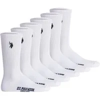 U.S. Polo Assn. Sportsocken Herren Socken 6er Pack Baumwolle (Packung, 6er Pack)