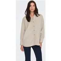 ONLY Langarmbluse ONLMARIKE LIFE L/S CORD LOOSE SHIRT PNT