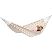 Amazonas Hängematte XL Hängematte Barbados - Klassische Hängematte für 2 Personen, Handgefertigt in Brasilien, recycelte Baumwolle