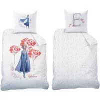 BERONAGE Kinderbettwäsche Frozen 2 Die Eiskönigin Nature Bettwäsche Linon / Renforcé, 100% Baumwolle, 2 teilig, 135x200 + 80x80 cm