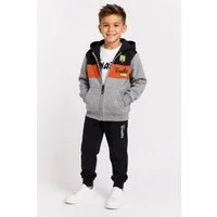 Hessis Jogginganzug Freizeitanzug Trainingsanzug JF209 (Set, 3-tlg., T-Shirt, Jacke und Jogginghose), für Kinder