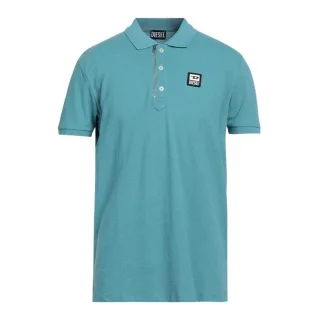 Diesel - "T-Harry" Poloshirt für Herren, Reißverschluss (Blau)