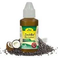 cdVet Zeckenschutzmittel ZeckEx Bio-Lotion, 100 ml, auch für Jungtiere geeignet