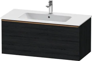 Duravit D-Neo Waschtischunterbau wandhängend Eiche Schwarz Matt 1010x462x440 mm - DE4263004160000 DE4263004160000