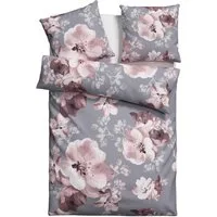 OTTO home Bettwäsche MELINA, Renforcé, 2 teilig, florale Bettwäsche mit Reißverschluss, ab Gr. 135x200 cm
