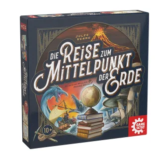 Game Factory 646304 Die Reise zum Mittelpunkt der Erde Kartenspiel ab 10 Jahren Flip & Write Spiel
