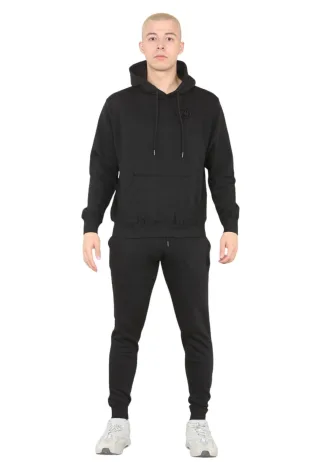 MYT Herren-Trainingsanzug mit Kapuze und Pullover in Schwarz
