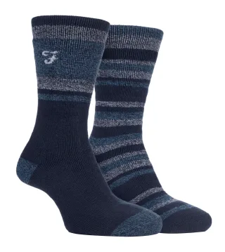 Farah - 2er-Pack Herren-Thermo-Walking-Socken | Ideal für Outdoor-Winter-Trekking & Wandern