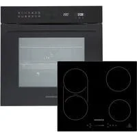ASET9006600i, Backofen-Set schwarz