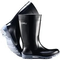 Fjordvik Himmelsken Outdoorstiefel Glänzendes Finish 38 Schwarz Gummistiefel Perfekt für die Stadt Spaziergänge Gassigehen