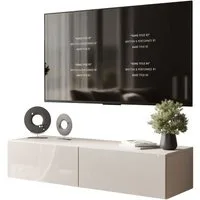Lookway TV-Schrank CARMEN 125 cm Elegantes Hängendes TV-Lowboard in Hochglanz (1x Tv- Schrank) Breite: 125 cm
