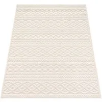 Paco Home Teppich Cotton 231, rechteckig, Höhe: 6 mm, Uni-Farben, Hoch-Tief Effekt, boho, In- und Outdoor geeignet
