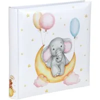 IDEAL TREND Fotoalbum Cat & Bears Fotoalbum 30x30 cm 100 weiße Seiten Baby Kinder Foto Album