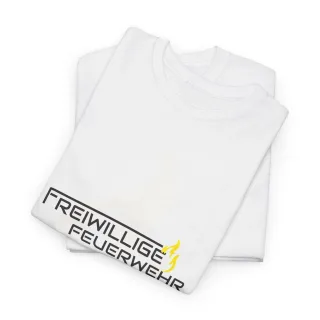 COVRZ Feuerwehr T-Shirt – Freiwillige Feuerwehr mit individuellem Namen Dunkle Schokolade S Ohne