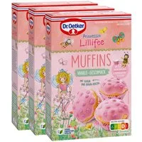 Dr. Oetker Küchenhelfer Backmischung, Dr. Oetker Prinzessin Lillifee Muffins Backmischung 397g 3er Pack