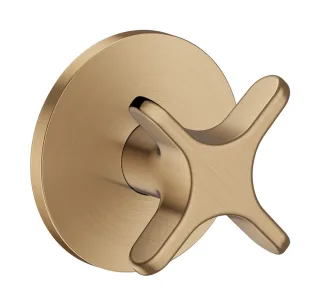 Hansgrohe Absperrventil Unterputz AXOR One mit Kreuzgriff brushed bronze , 48771140 48771140