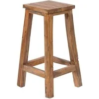 DESIGN DELIGHTS Hocker BARHOCKER "NIPPO", 70x35 cm (HxB), Massivholz, Holz Sitzhocker
