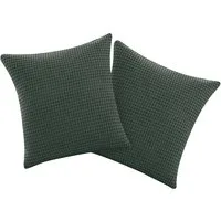 OTTO home Kissenbezug Greta, (2 Stück), in Waffelpiqué Optik, in vielen Farben erhältlich, Bezug in 50x50 cm