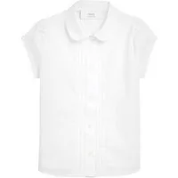 Next Spitzenbluse Spitzenbluse mit Puffärmeln (3–14 J) - Slim Fit (1-tlg)