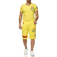 RedBridge T-Shirt & Shorts Red Bridge Herren T-Shirt - Shorts Kurze Hose Set Sweat Pants (Set, 2-tlg., T-Shirt & Shorts)
