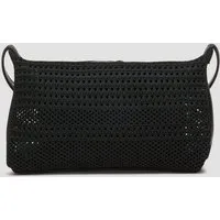 s.Oliver Umhängetasche Tasche, Shoulder-Bag aus Ajourstrick mit verstellbarem Schultergurt