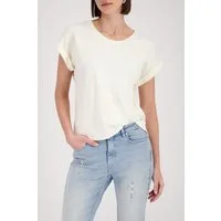 Monari T-Shirt Shirt Basic Pima Regular fit mit Rückenfalte