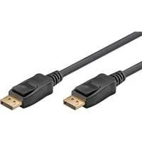 Essential Kabel DisplayPort Stecker > DisplayPort Stecker, 8K / 120Hz schwarz, 1 Meter, 40 Gbit/s, DisplayPort 2.0 / 2.1