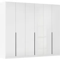 OTTO home Drehtürenschrank Kleiderschrank Schrank Garderobe AGORDO Schlafzimmer (in zwei Griff-Farben, Breiten 91-405 cm, Dekor- oder Hochglanzfront) durchdachte Innenausstattung, in 8 Breiten und 2 Höhen MADE IN GERMANY