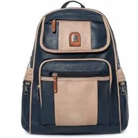 ITALYSHOP24 Rucksack Damen CityRucksack Tagesrucksack Schultertasche Freizeit Reise Urlaub, Backpack Schule Travel Wandern Arbeit Tasche Daypack Leder Optik Bag