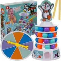 KRUZZEL Lernspielzeug Arcade Spiel Pinguin (Spar-Set, 1-St., kreativ interaktiv), hochwertig