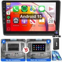 ESSGOO Für Renault Trafic II OPEL Vivaro A 2001-2009 Android 15 GPS Autoradio (RDS, Digitalradio (DAB), FM, AM, Navi Carplay Android Auto BT EQ USB WIFI)