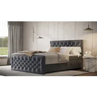 FORTE Boxspringbett Lanciano Max inkl. zwei Bettkästen und Kaltschaum Topper, und einer 7-Zonen-Tonnentaschenfederkernmatratze H2/H3