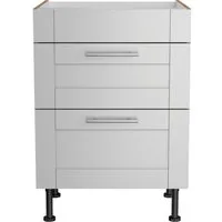 KOCHSTATION Kochfeldumbauschrank KS-Ahus Breite 60 cm