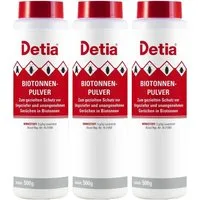 Detia Biotonnenpulver Biotonnen-Pulver - 3x 500g, 1500 g