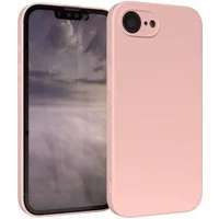 EAZY CASE Handyhülle für Apple iPhone 16e Hülle Silikon 6,1 Zoll, Hülle mit Kameraschutz Bumper Case Silikonschutzhülle Rosa / Altrosa