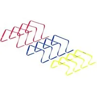 Sport-Thieme Trainingshilfe Hürden-Set Flexibel, Kein Durchbrechen - biegsam, strapazierfähig, leicht