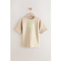 Next Print-Shirt Kurzarm-T-Shirt aus schwerem Material mit Grafik (1-tlg)