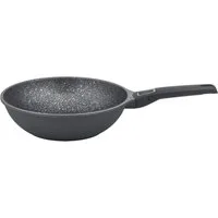 GSW Wok Easy Click, Aluminiumguss (1-tlg), abnehmbarer Griff, Ø 28 cm, Induktion