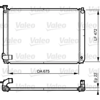 Valeo Motork?hler 735571 735571