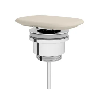 VitrA Schaftventil mit rechteckigem Ventildeckel aus Keramik 10 x 7,5 cm Sandbeige,6370L422-2002 6370L422-2002