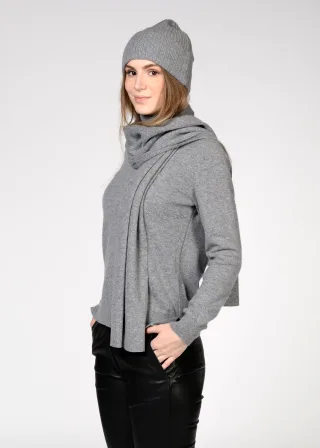 IN LINEA - Mütze 812 flanell mel. - Gr. - One Size