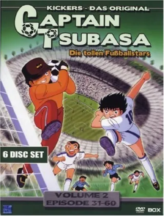 Captain Tsubasa: Die tollen Fußballstars - Vol. 2 Episode 31-60 (6 DVDs)