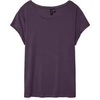 Vero Moda T-Shirt VMAVA PLAIN SS TOP JRS NOOS Materialmix, regular fit