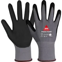 Hase Safety Gloves Arbeitshandschuh-Set Padua Foam Montagehandschuh aus Nylonfeinstrick Nitrilschaum (Packung, 10-St., VPE= 1-10 Paar, Gr. 6-12) guter Grip/ Atmungsaktiv