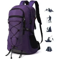 TAN.TOMI Wanderrucksack 45L Wanderrucksack Herren Damen, Wasserdicht Trekkingrucksack (inkl. Reflexstreifen, mit Federtasche, Geldbōrse und Laptopfach), Für Wandern, Radfahren, Klettern, Bergsteigen und Reisen Sport