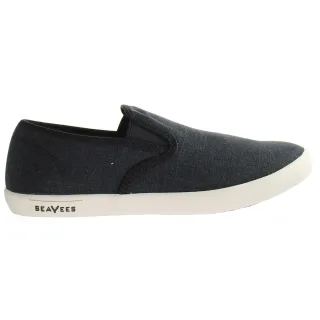Seavees Baja Slip auf Standard schwarze Vintage schwarze Damenschuhe